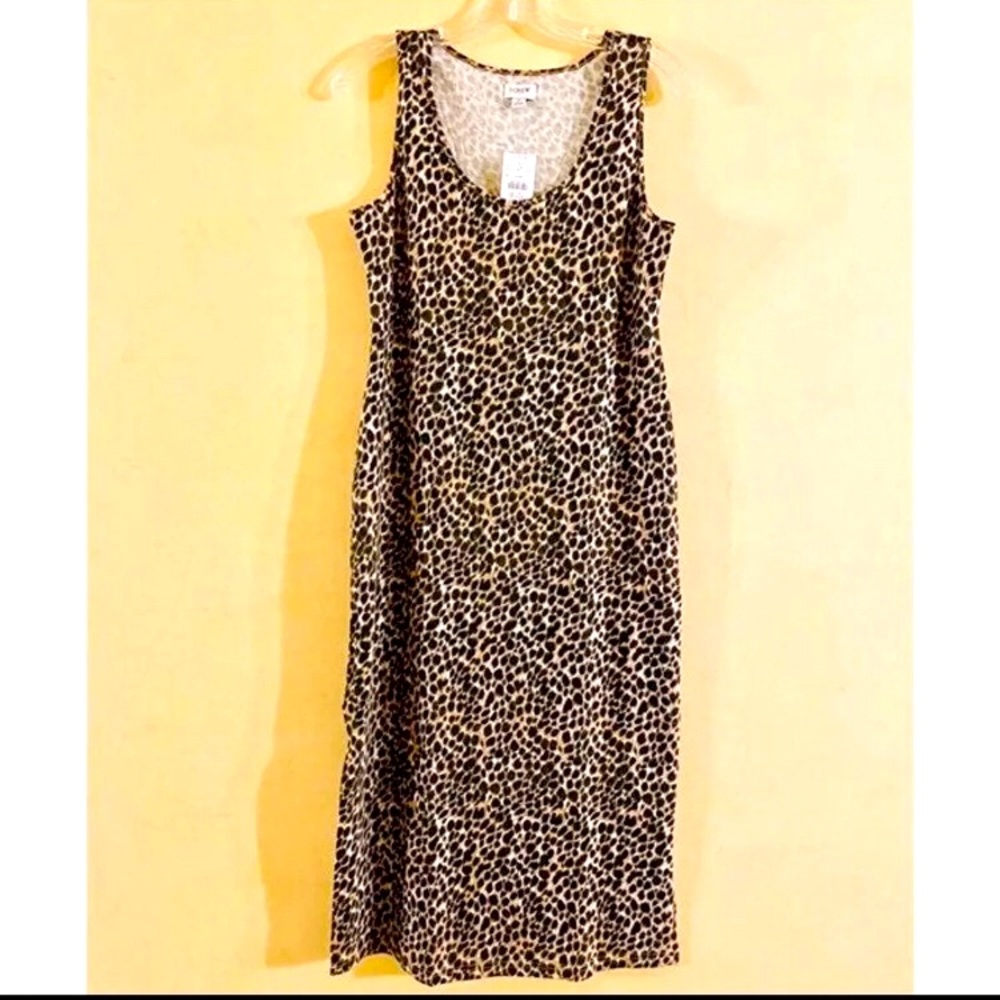 J Crew Animal Print Dress